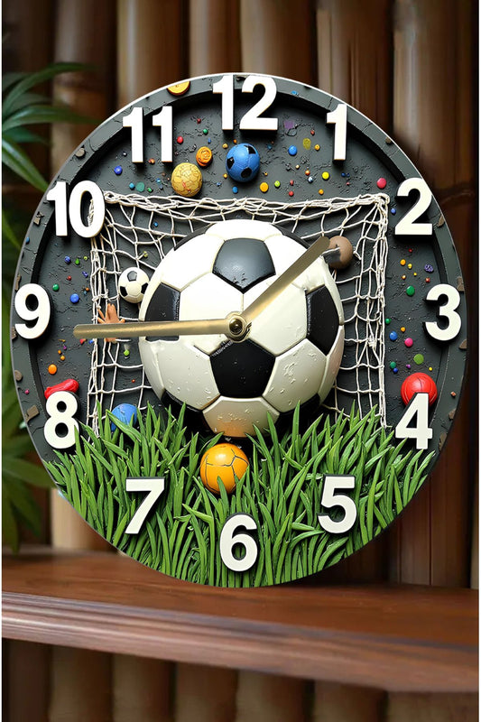 Football 3D wallclock