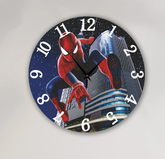 Spiderman Wallclock