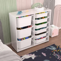 Wooden Toy Cabinet with 9 Drawers