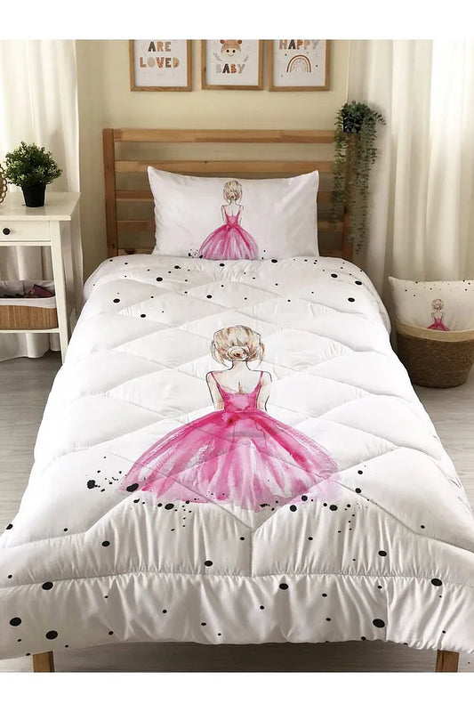 Princess Girl Patterned Quilt