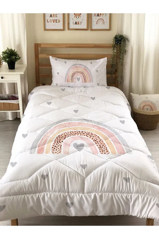 Rainbow bed cover