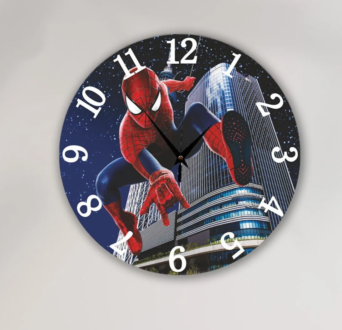 Spiderman Wallclock