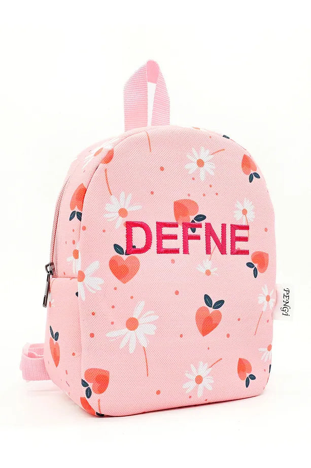 Heart & Daisy Nursery Bag - Personalized with Name