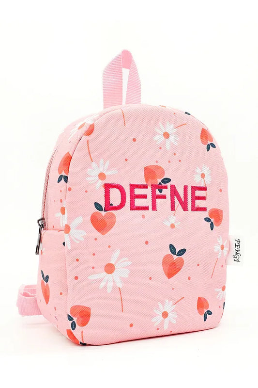 Heart & Daisy Nursery Bag - Personalized with Name
