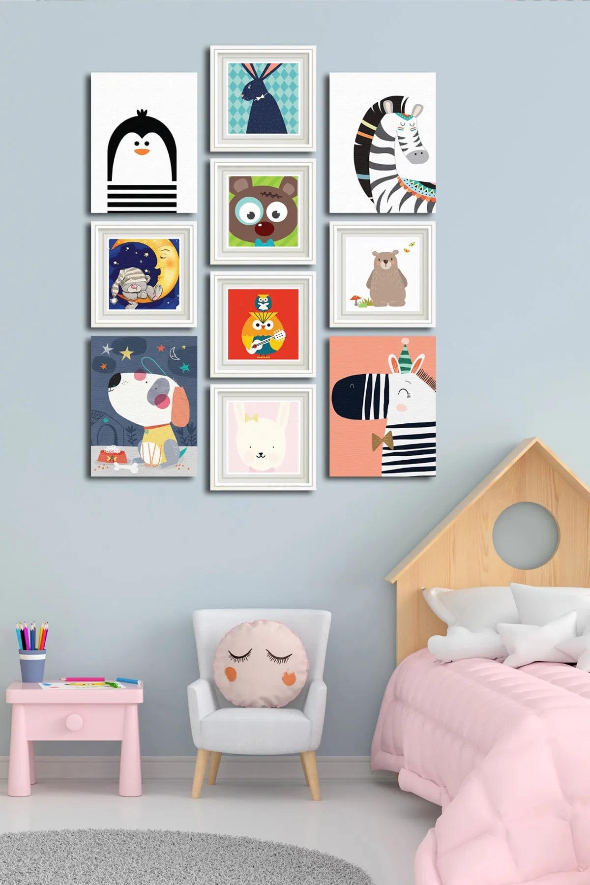 MDF Wall Table Set