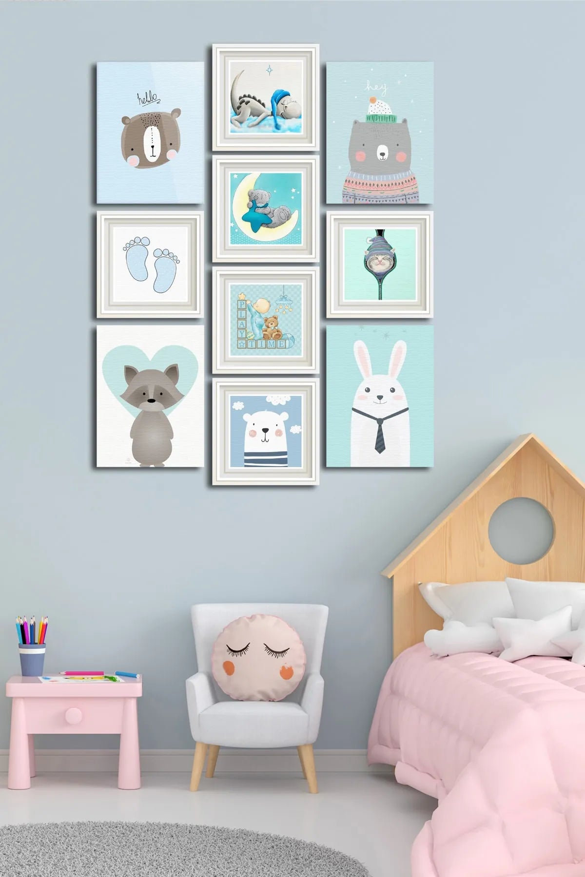 MDF Wall Table Set