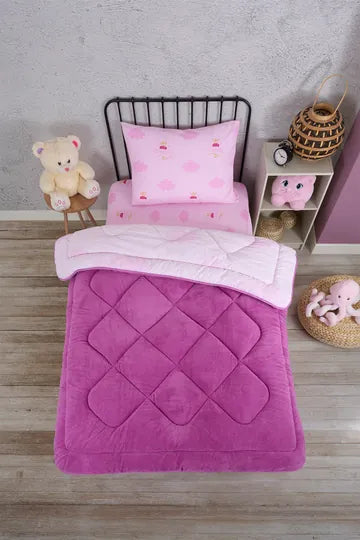 Winter Quilt pink princess-horse