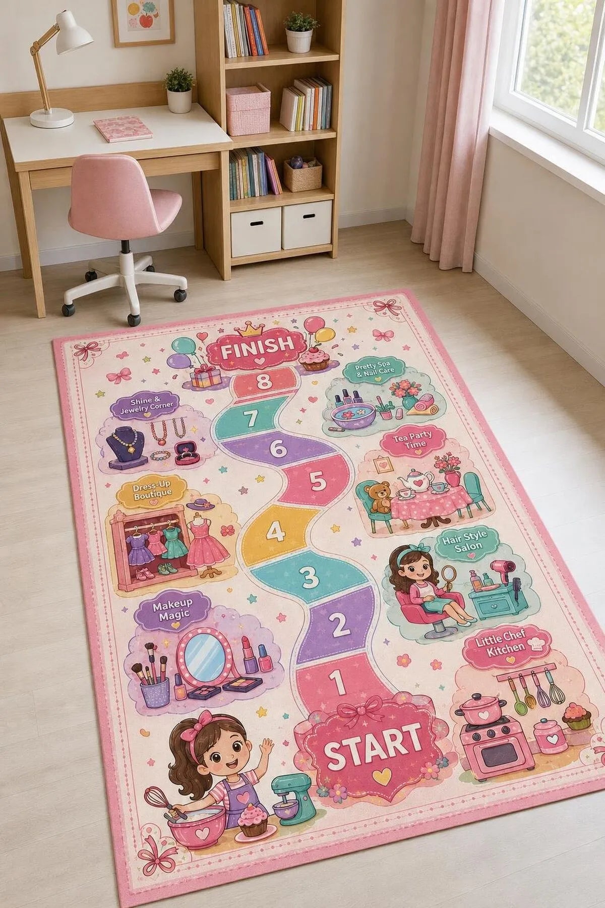 Girls room carpet collection