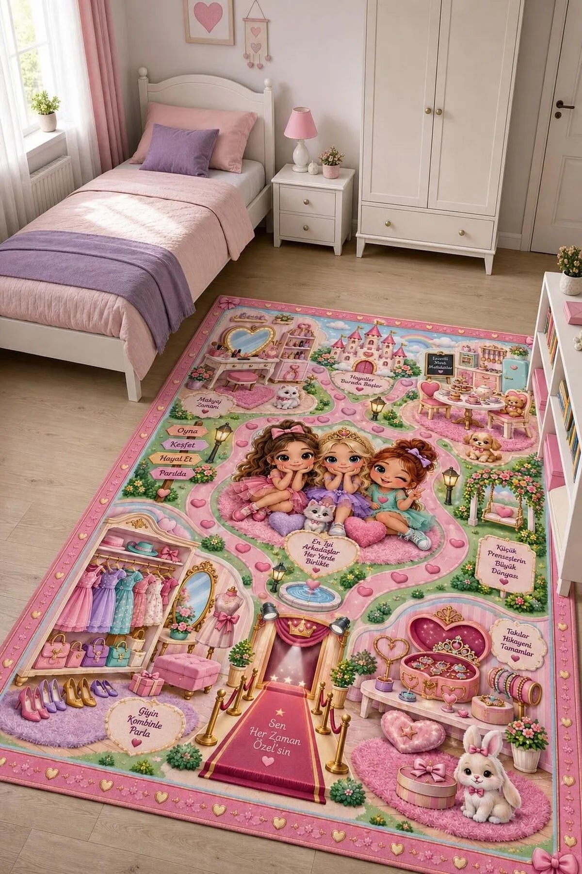 Girls room carpet collection