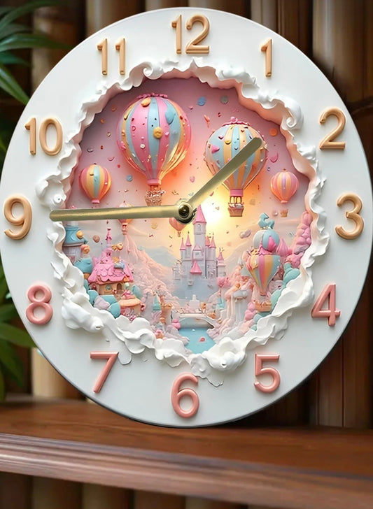 Hot air balloon Wallclock