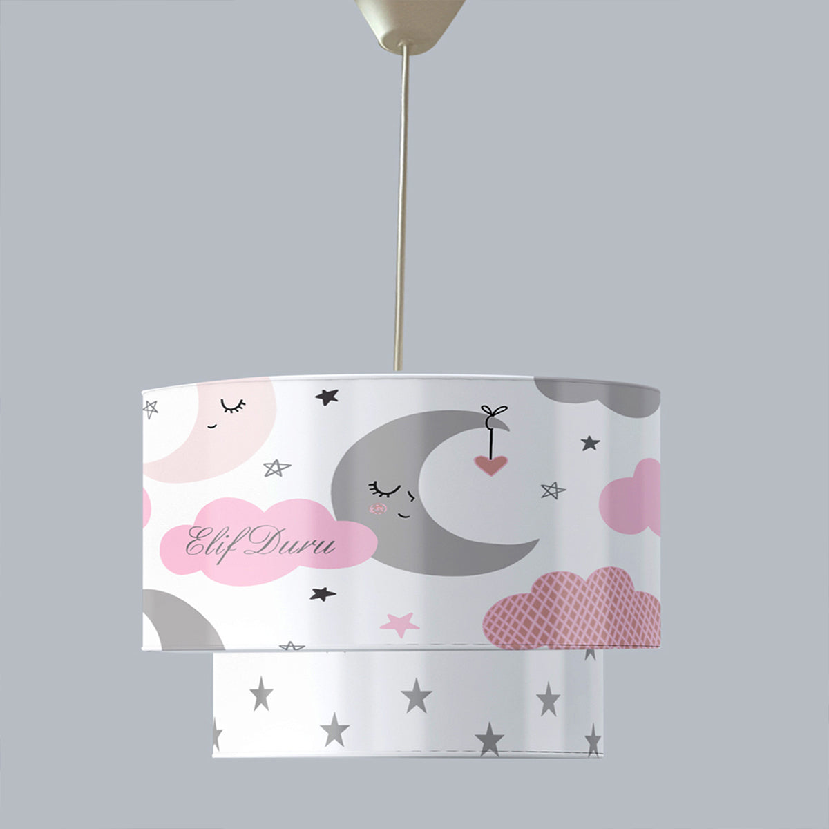 Clouds & stars Nursery room Lamp ceiling
