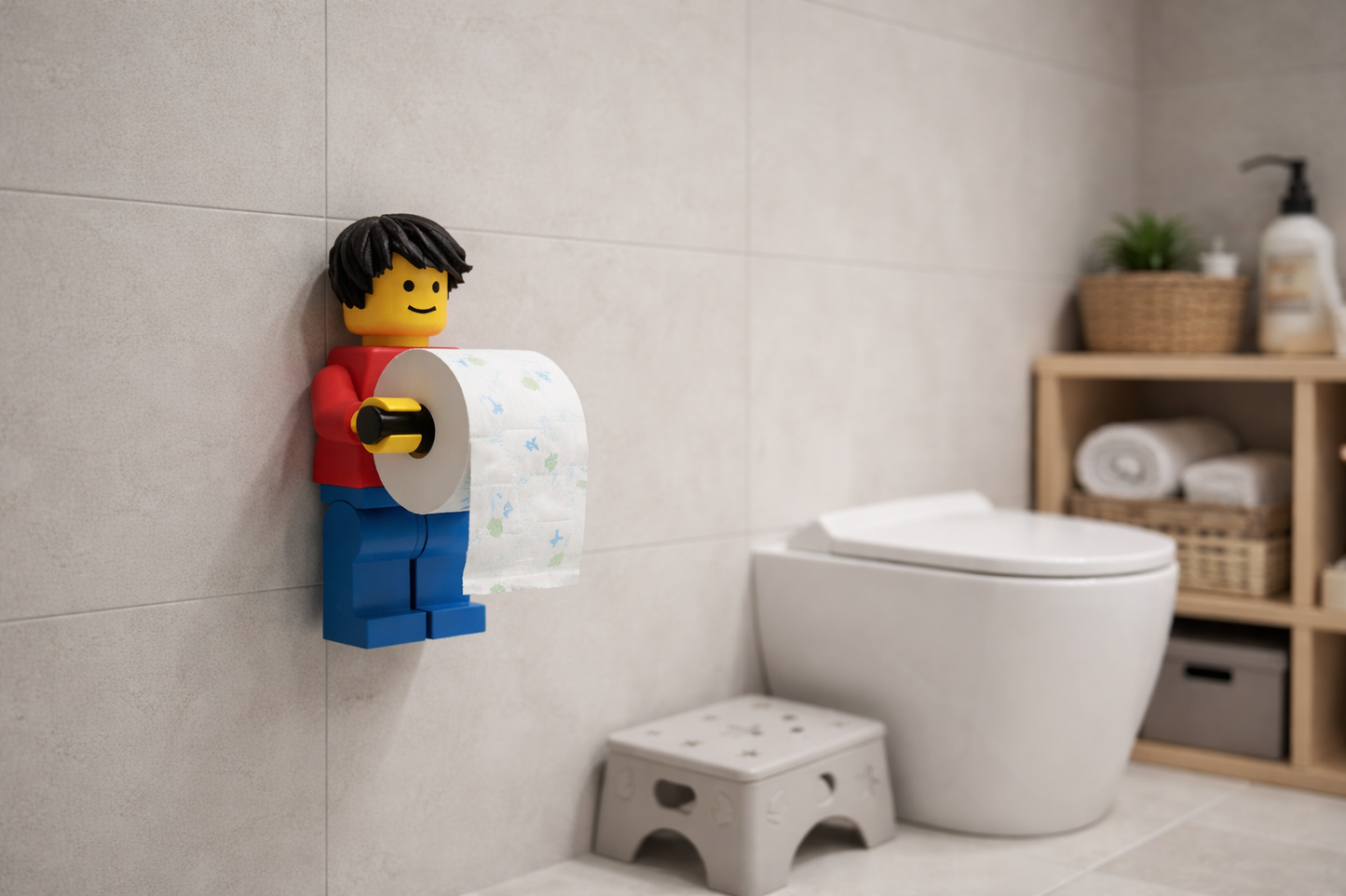 Lego paper holder