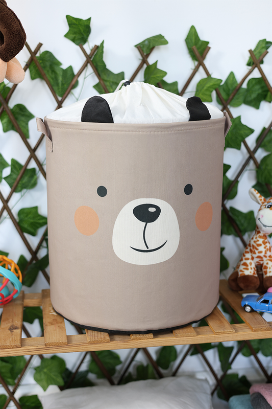 Bear face  Toy basket